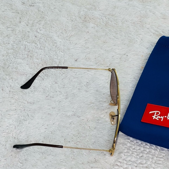 Ray-Ban Toddler Aviator Sunglasses Gold Frame Brown Lenses Baby Kids - Picture 6 of 11